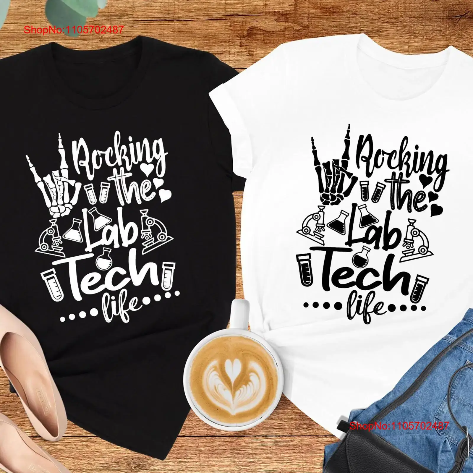 Medical Lab Graphics - Rocking The Lab Tech Life T-shirt