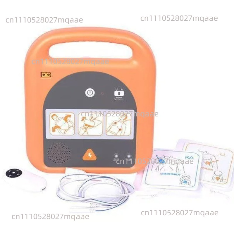 Defibrillator Aed Trainer - AED-trainingsdemonstratieapparaat voor reanimatieoefeningen, leerhulpmiddel, AED-defibrillatortrainer, USB-oplaadbaar