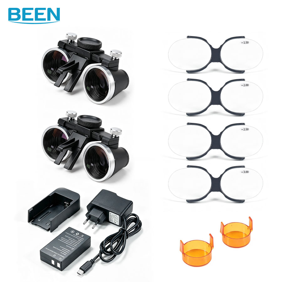 Medical Lab Equipment - Accessoire Tandheelkundige LED Hoofdlamp Loupes 2.5X