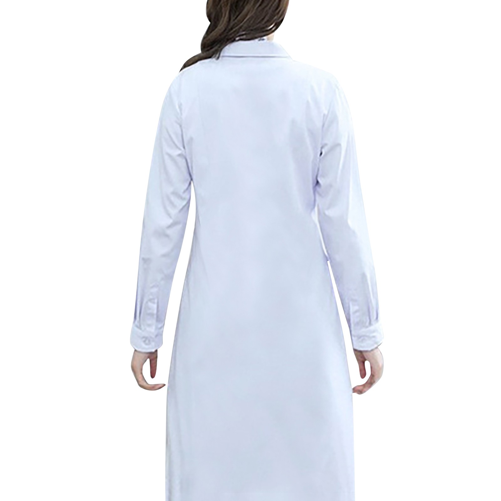 Witte laboratoriumjas voor dam - Medical Lab Gown recensie en prijs