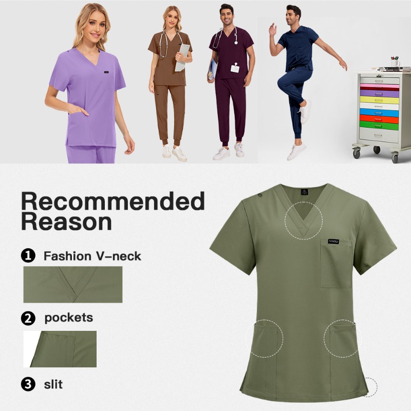 Unisex chirurgische scrubset m - Medical Lab Gown recensie en prijs
