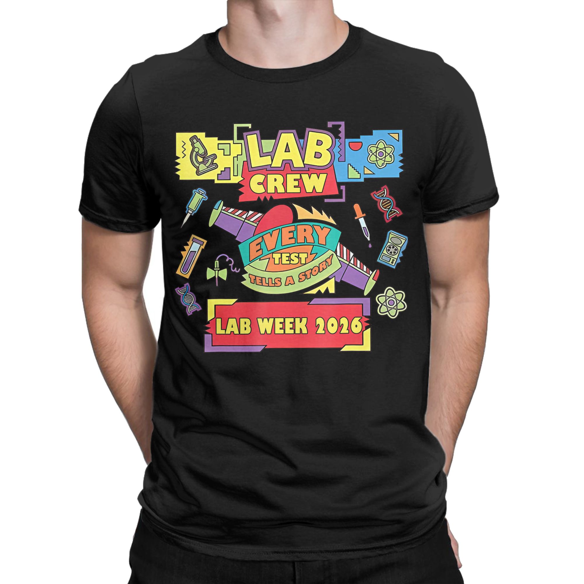 Oversized T-shirt Lab Crew Lab - Medical Lab Week 2026 recensie en prijs